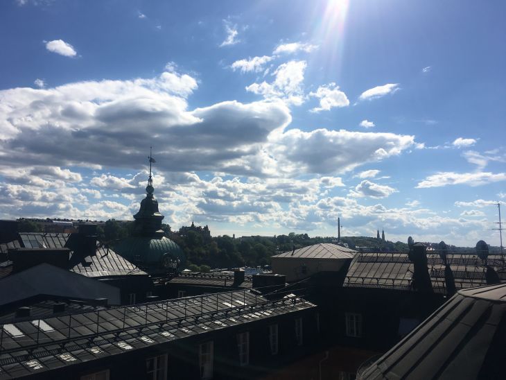 Rooftop walking Stockholm